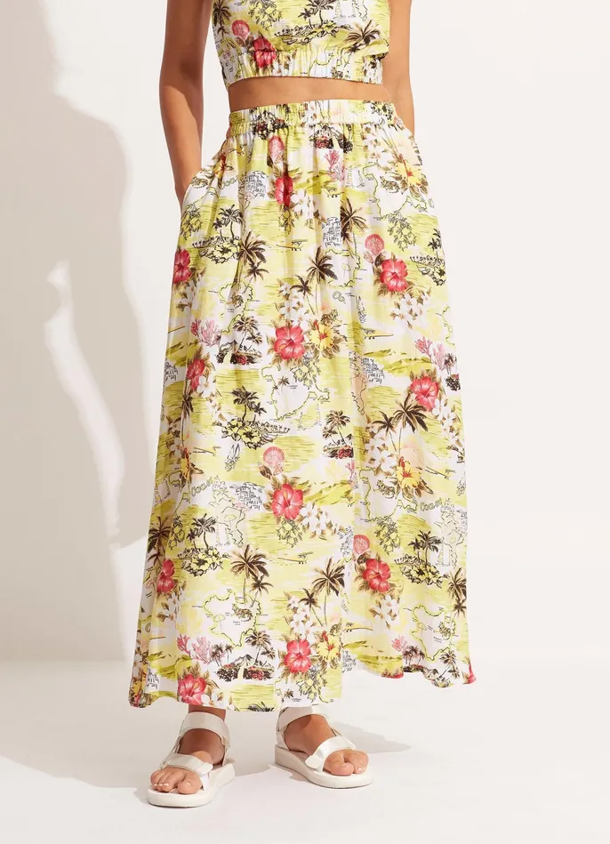 Seafolly Coast To Coast Skirt 8211 Wild Lime Women Skirts and Sarongs