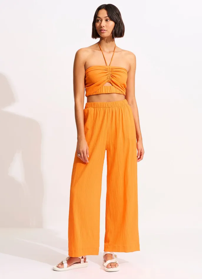 Seafolly Crinkle Crop Top 8211 Mandarin Women Tops