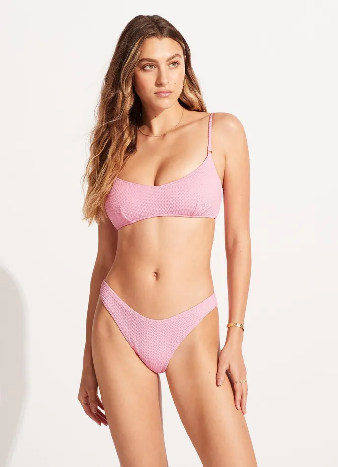 Seafolly Sea Dive Bralette 8211 Parfait Pink Women Bralette