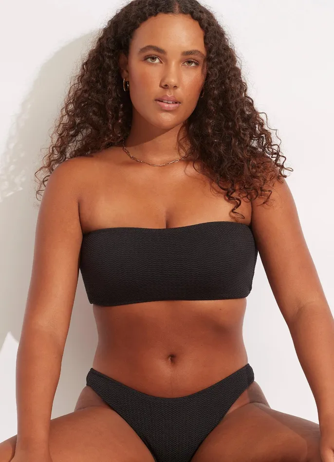 Seafolly Sea Dive Tube Top 8211 Black Women Bandeau