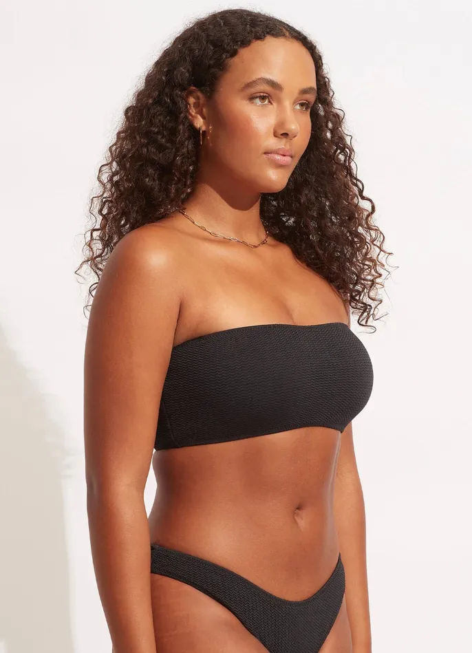 Seafolly Sea Dive Tube Top 8211 Black Women Bandeau