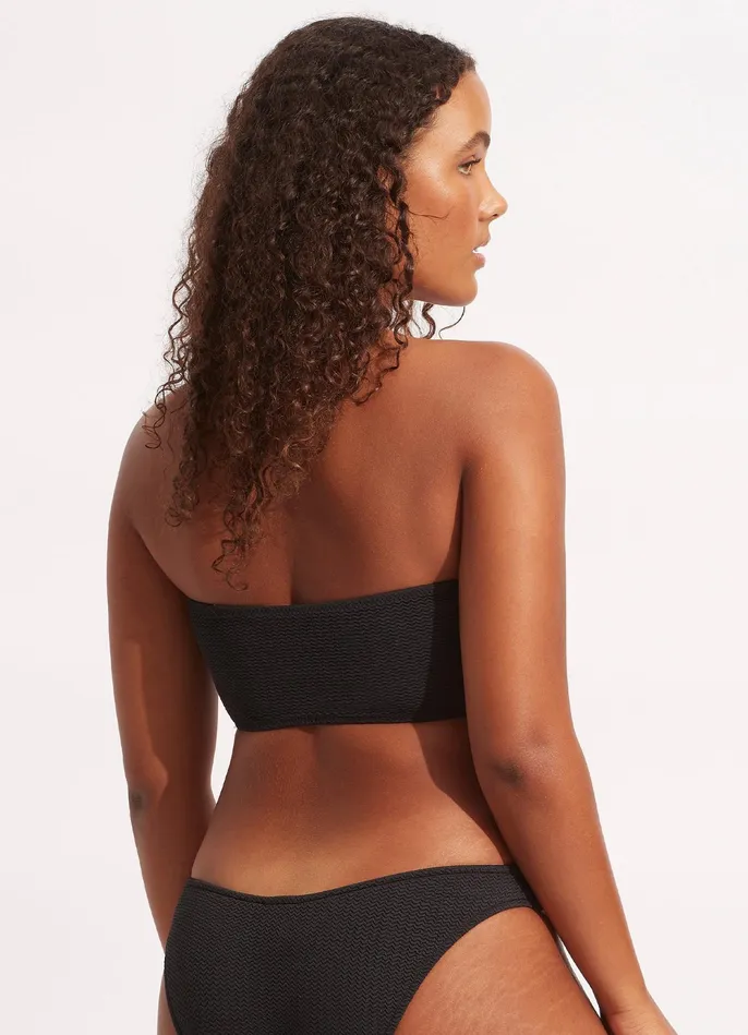 Seafolly Sea Dive Tube Top 8211 Black Women Bandeau
