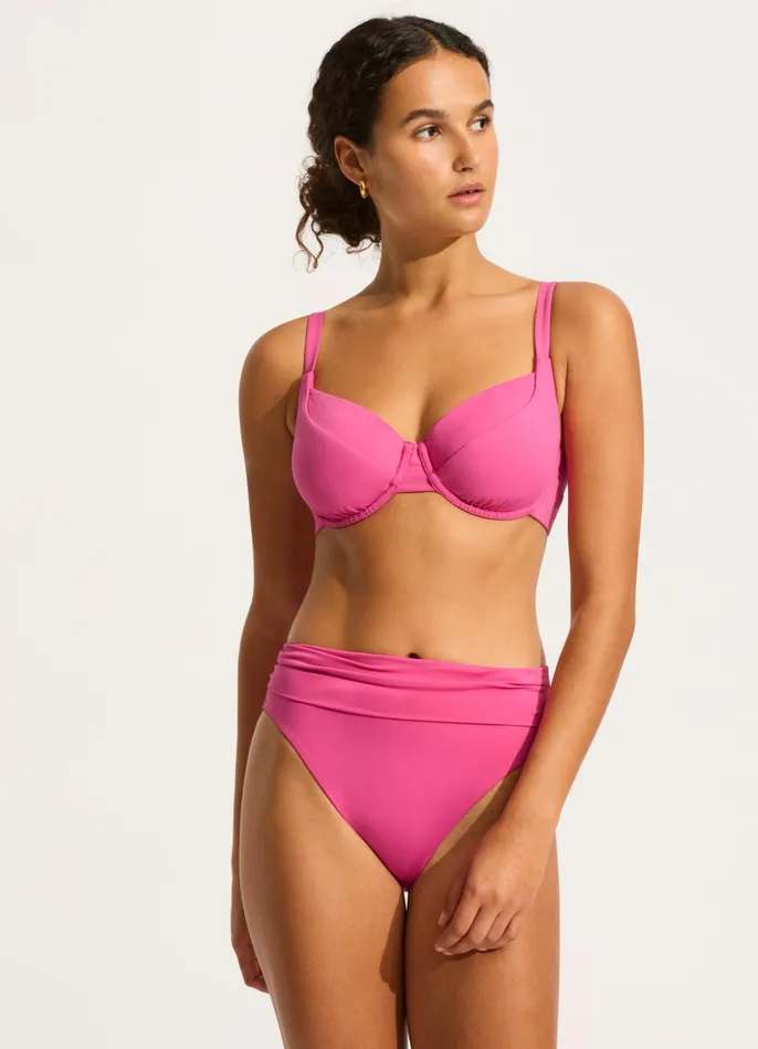 Seafolly Seafolly Collective DD Cup Underwire Bikini Top 8211 Hot Pink Women Underwire