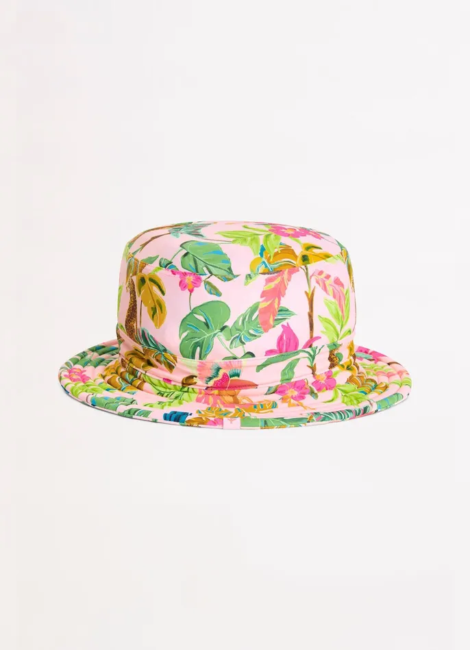 Seafolly Tropical Dreams Girls Bucket Hat 8211 Trop Pink Girls Accessories Seafolly Tropical Dreams Girls Bucket Hat 8211 Trop Pink Girls Accessories