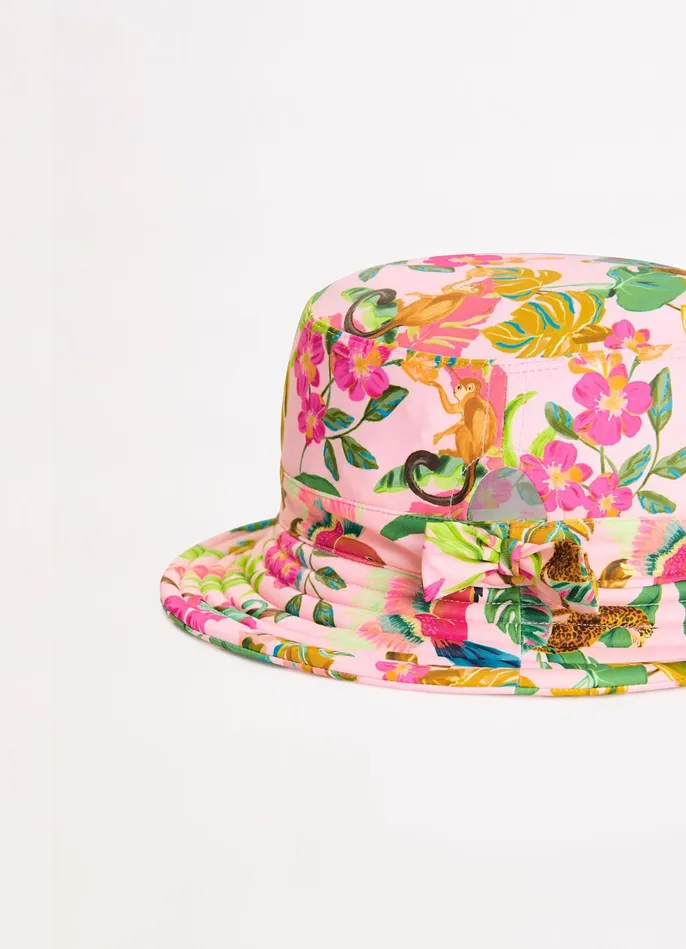 Seafolly Tropical Dreams Girls Bucket Hat 8211 Trop Pink Girls Accessories Seafolly Tropical Dreams Girls Bucket Hat 8211 Trop Pink Girls Accessories