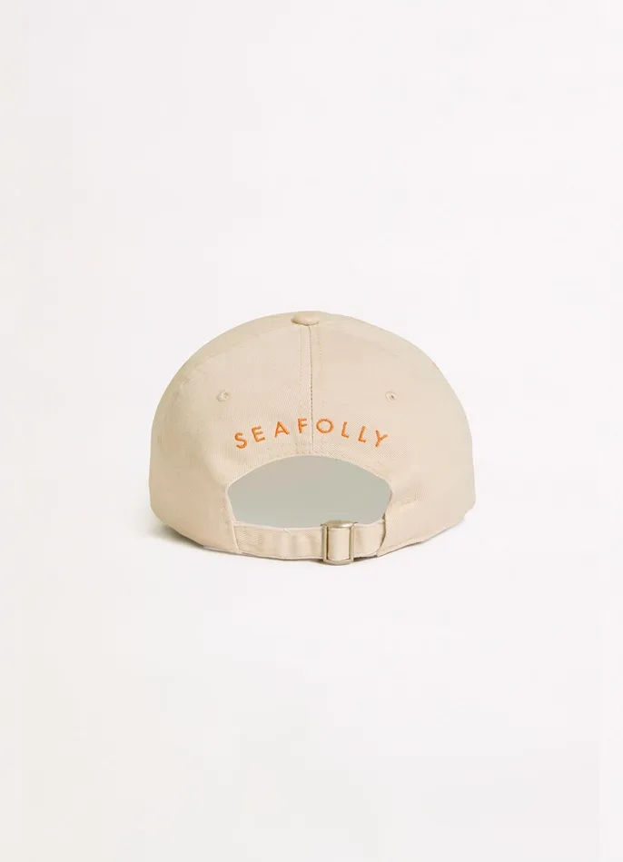 Seafolly Wish You Were Here Embroidered Cap 8211 Crab Orange Women Beach Hats Seafolly Wish You Were Here Embroidered Cap 8211 Crab Orange Women Beach Hats