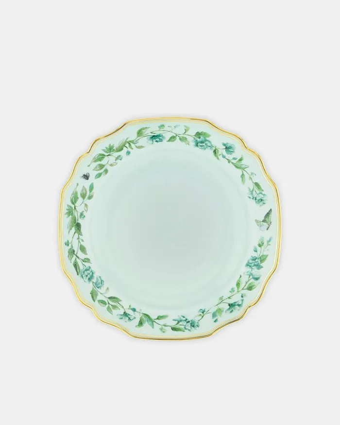 Secret Garden Soup Plate Green Women Aquazzura Dinnerware Secret Garden Soup Plate Green Women Aquazzura Dinnerware
