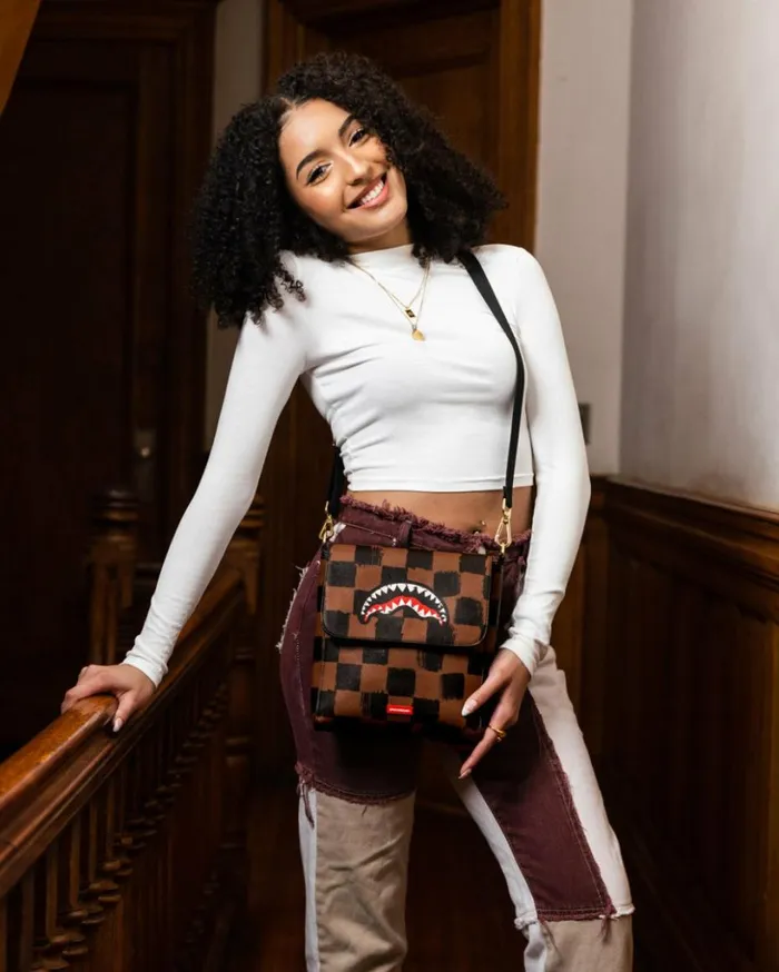 SHARKS IN PARIS VANQUISH LARGE SLING CROSSBODY Bags SPRAYGROUND