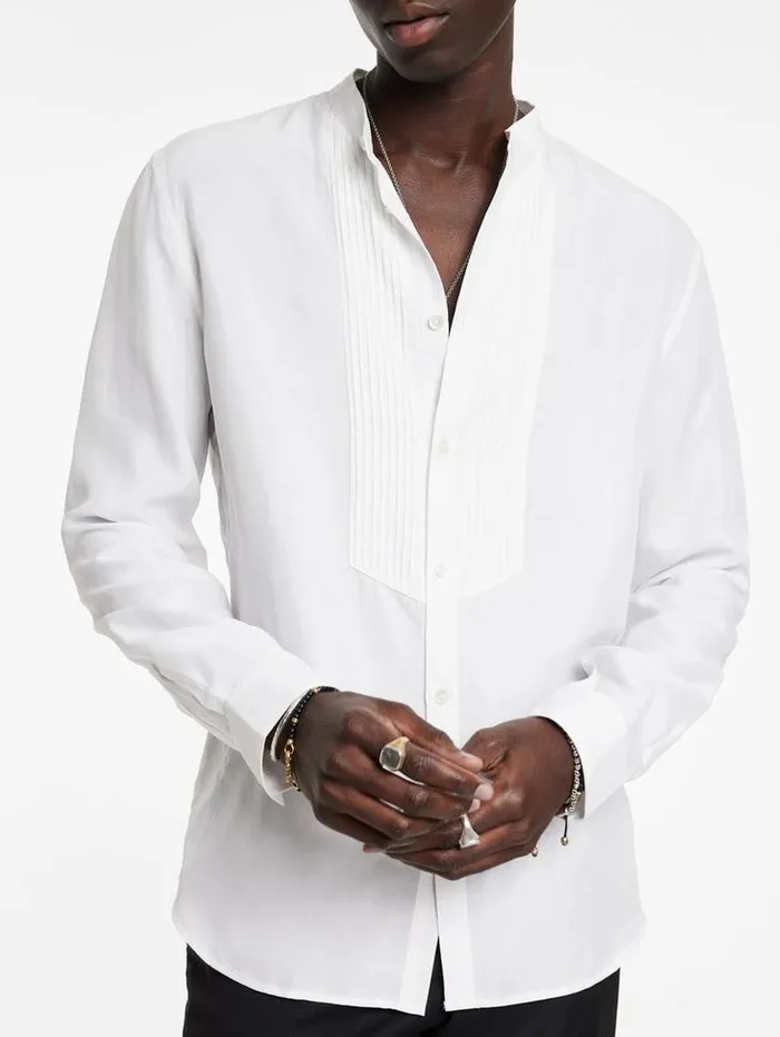 Shirts Men John Varvatos HANOVER SHIRT Black