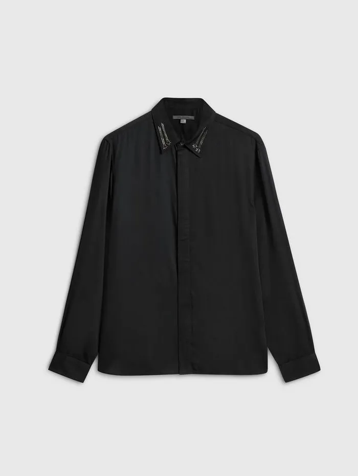 Shirts Men John Varvatos RODNEY SHIRT Black