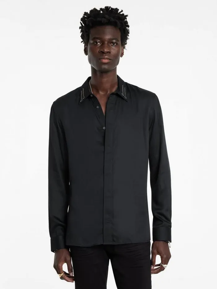 Shirts Men John Varvatos RODNEY SHIRT Black