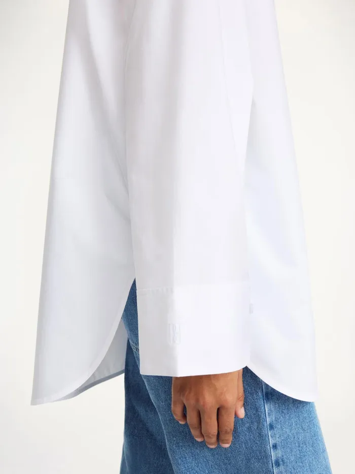 Shirts Women By Malene Birger Derris Organic Cotton Shirt Pure White