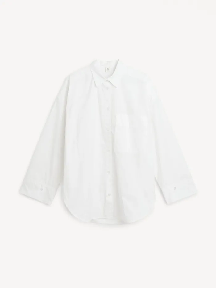 Shirts Women By Malene Birger Derris Organic Cotton Shirt Pure White
