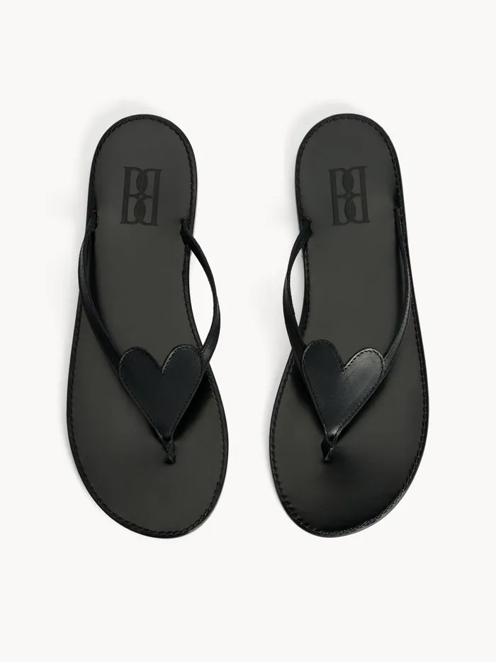 Shoes Women By Malene Birger Ladina Leather Sandals Black