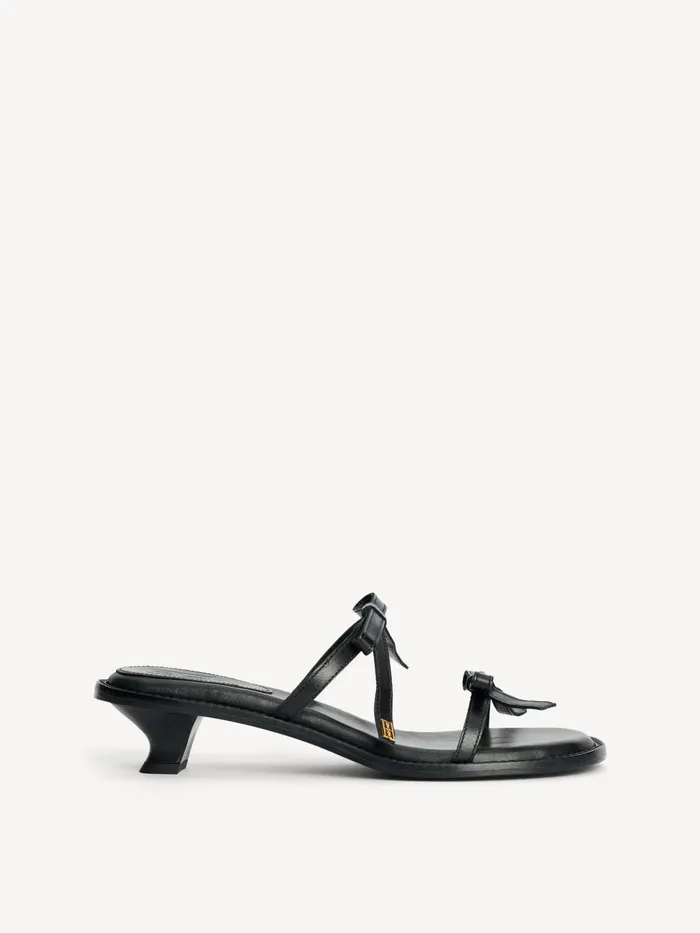 Shoes Women By Malene Birger Tianno Leather Sandals Black