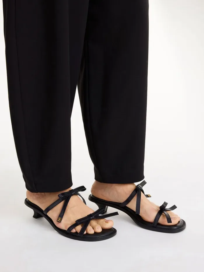 Shoes Women By Malene Birger Tianno Leather Sandals Black