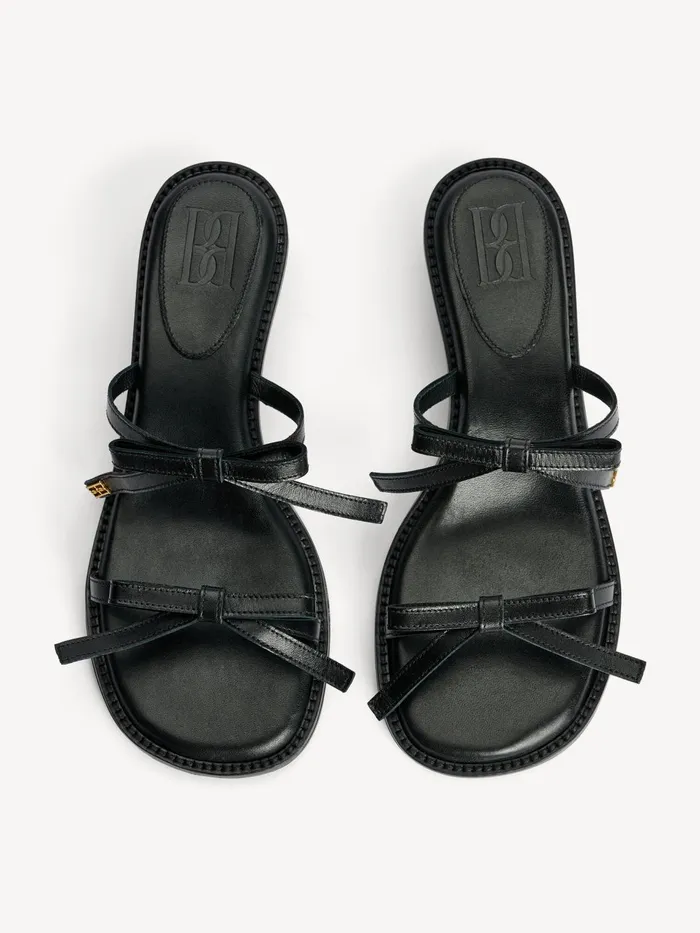 Shoes Women By Malene Birger Tianno Leather Sandals Black