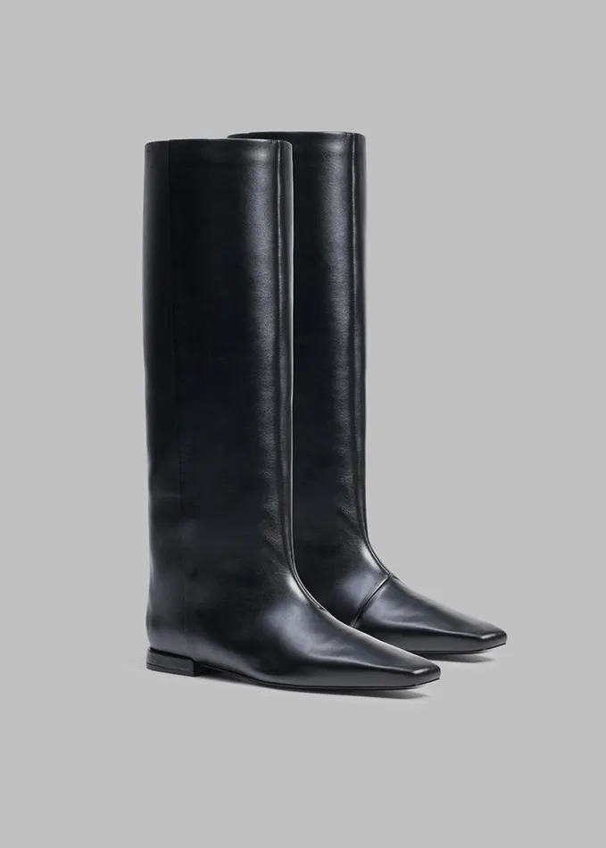 Shoes Women The Frankie Shop Loulou Studio Lirone High Boots 8211 Black