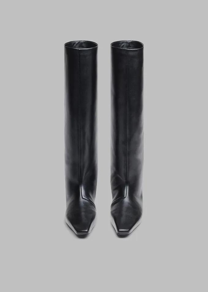 Shoes Women The Frankie Shop Loulou Studio Lirone High Boots 8211 Black