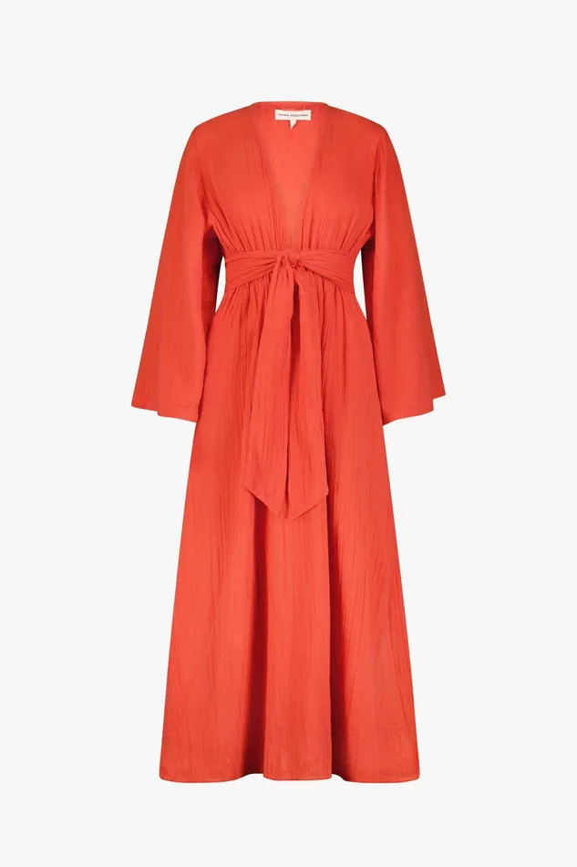 Shop Coverups Mara Hoffman Blair Dress Red