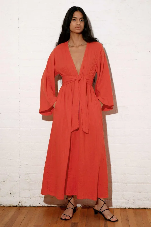 Shop Coverups Mara Hoffman Blair Dress Red Shop Coverups Mara Hoffman Blair Dress Red