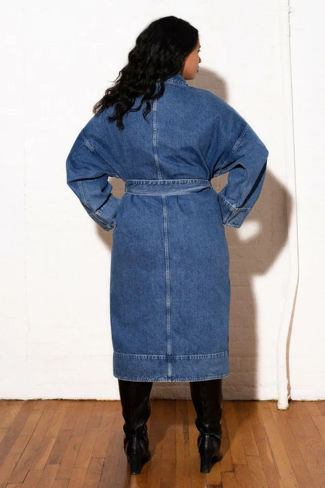 Shop Extended Sizes Mara Hoffman Extended Adrian Jacket Blue Shop Extended Sizes Mara Hoffman Extended Adrian Jacket Blue