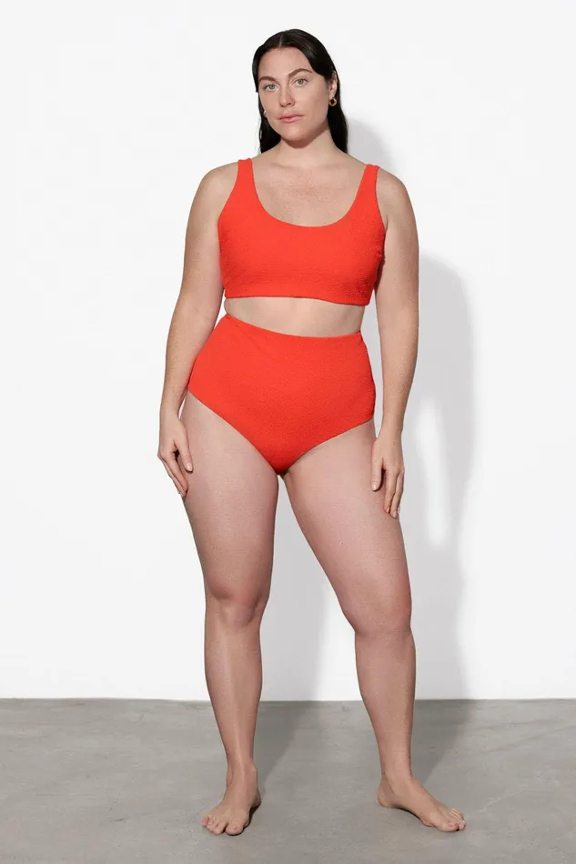 Shop Extended Sizes Mara Hoffman Extended Lira Bikini Top Orange Shop Extended Sizes Mara Hoffman Extended Lira Bikini Top Orange