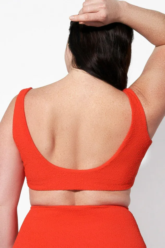 Shop Extended Sizes Mara Hoffman Extended Lira Bikini Top Orange Shop Extended Sizes Mara Hoffman Extended Lira Bikini Top Orange