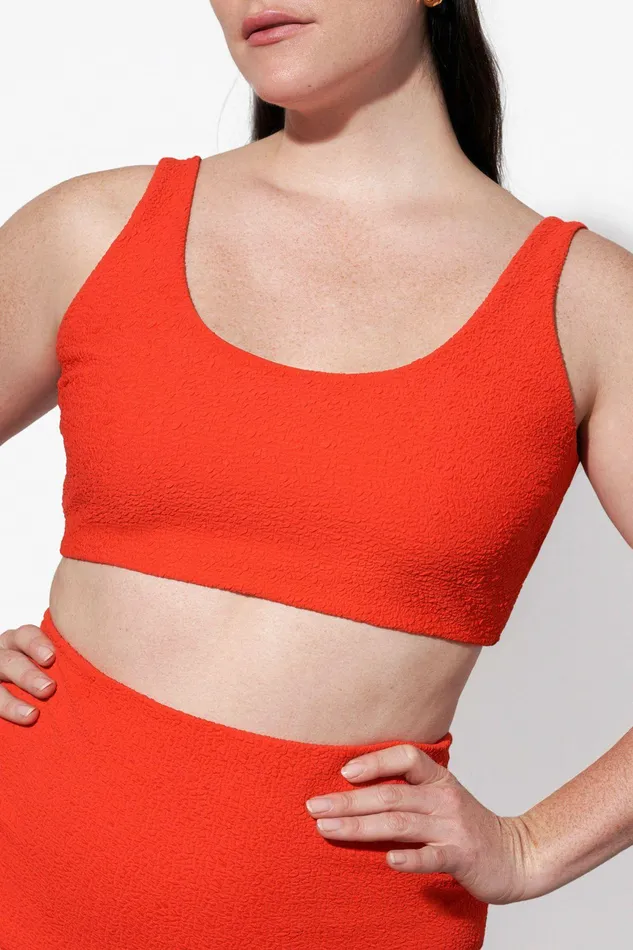 Shop Extended Sizes Mara Hoffman Extended Lira Bikini Top Orange Shop Extended Sizes Mara Hoffman Extended Lira Bikini Top Orange