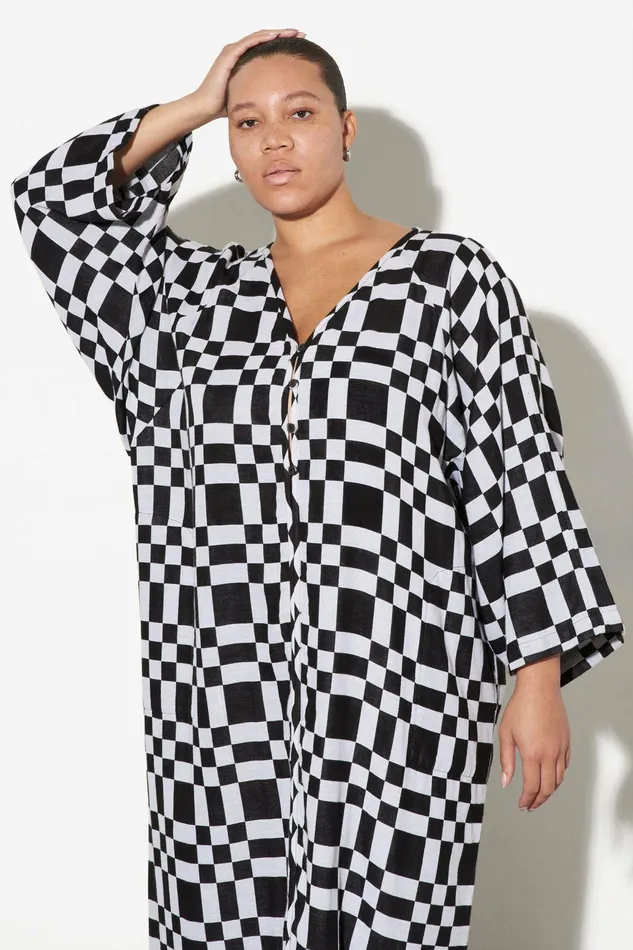 Shop Extended Sizes Mara Hoffman Extended Phoebe Dress White And Black Shop Extended Sizes Mara Hoffman Extended Phoebe Dress White And Black