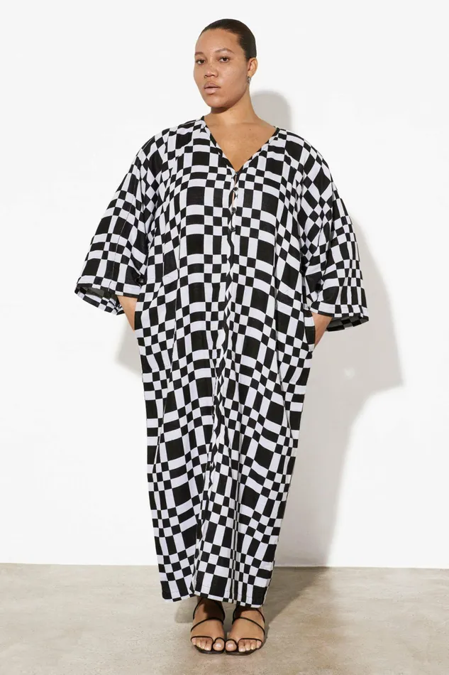 Shop Extended Sizes Mara Hoffman Extended Phoebe Dress White And Black Shop Extended Sizes Mara Hoffman Extended Phoebe Dress White And Black