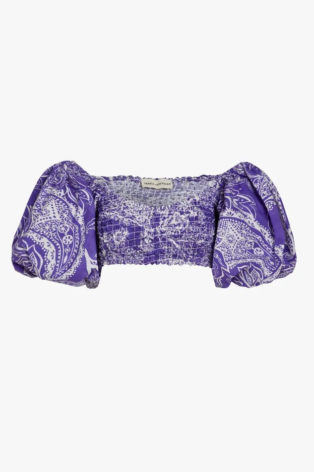 Shop Extended Sizes Mara Hoffman Extended Pier Top Purple