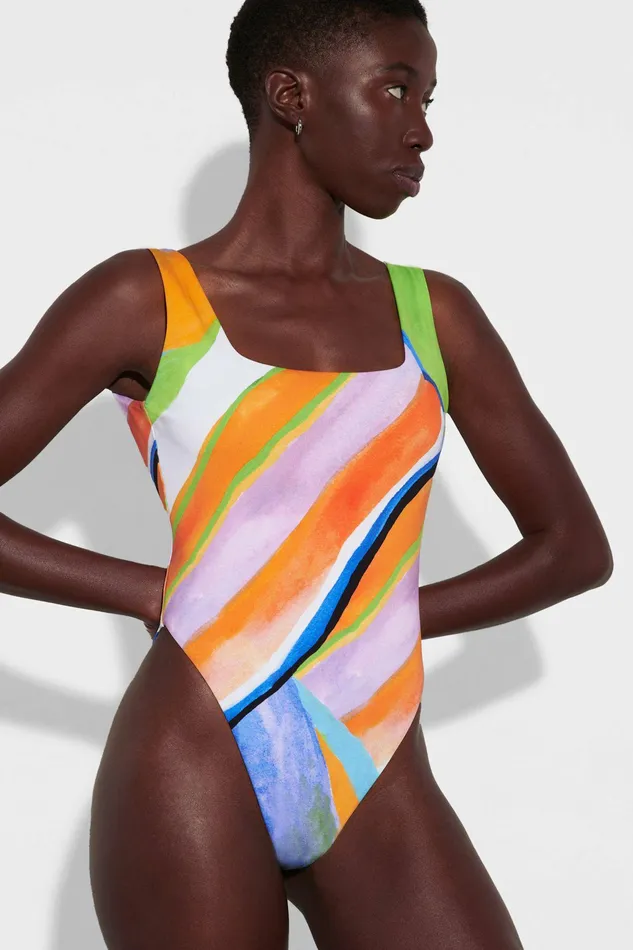 Shop One Pieces Mara Hoffman Idalia One Piece Multi