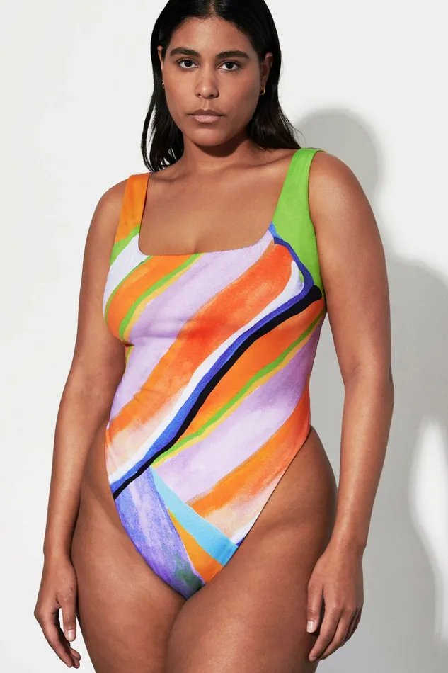 Shop One Pieces Mara Hoffman Idalia One Piece Multi
