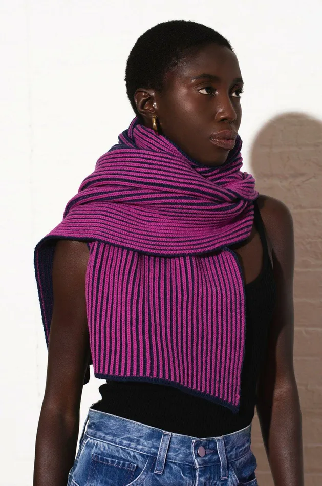Shop Sweaters and Knits Mara Hoffman Lou Scarf Pink