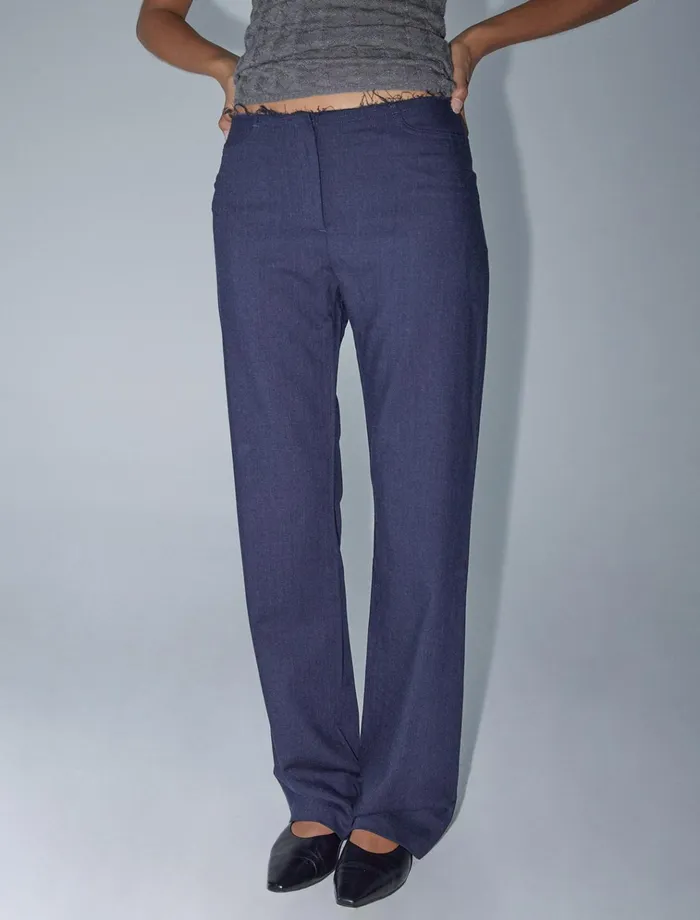 Sienna Navy Women Paloma Wool Trousers