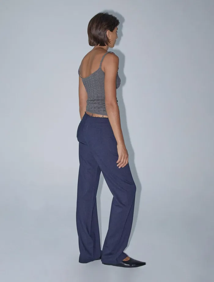 Sienna Navy Women Paloma Wool Trousers