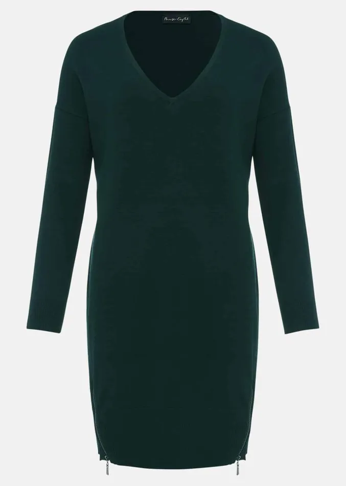 Skylar Knitted Tunic Dress Forest Women Phase Eight Dresses