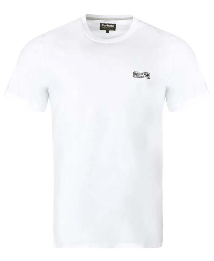 Small Logo TShirt Classic Whiteclassic Black Men Barbour TShirts