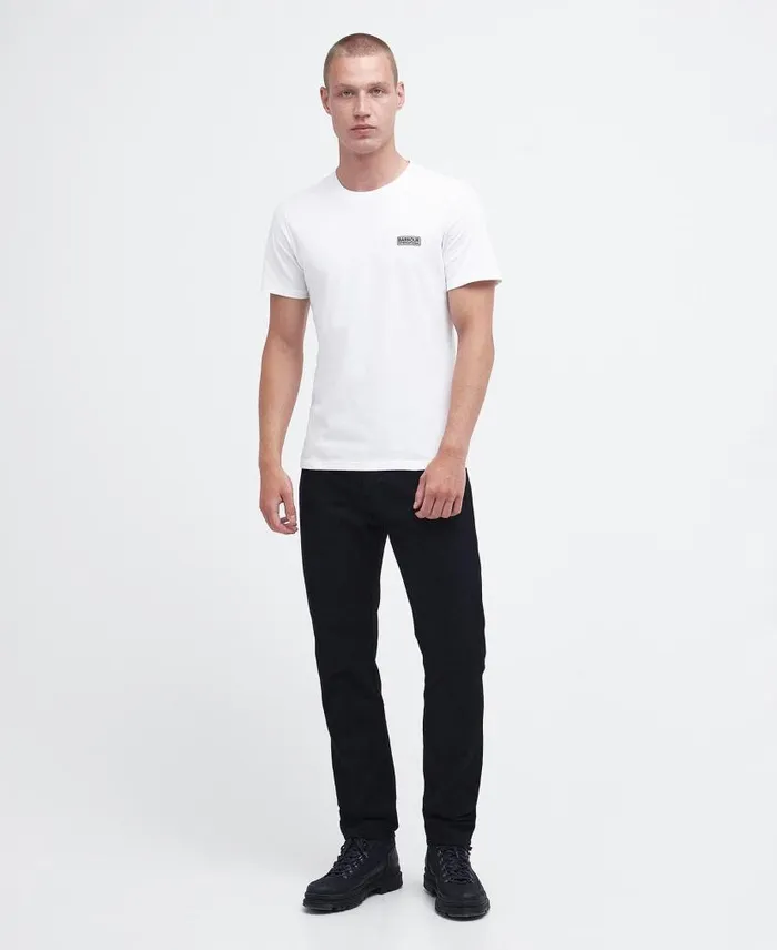 Small Logo TShirt Classic Whiteclassic Black Men Barbour TShirts