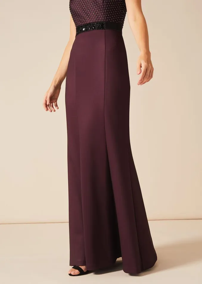 Sofia Beaded Bodice Dress Port Women Phase Eight Dresses