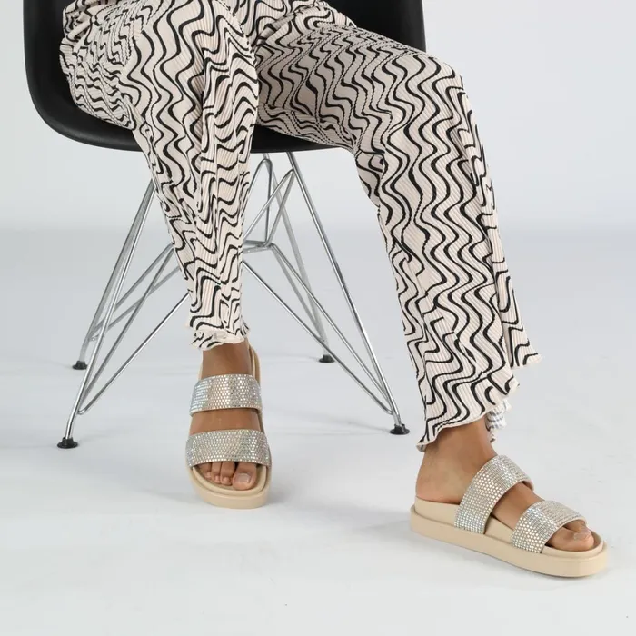Sol Tss Glam Cream Buffalo Sandals and Slides Sol Tss Glam Cream Buffalo Sandals and Slides