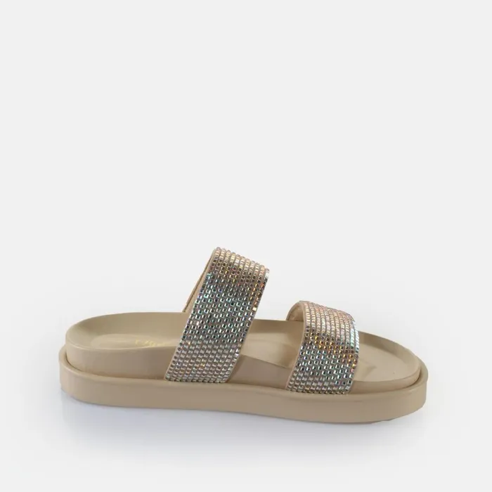 Sol Tss Glam Cream Buffalo Sandals and Slides Sol Tss Glam Cream Buffalo Sandals and Slides