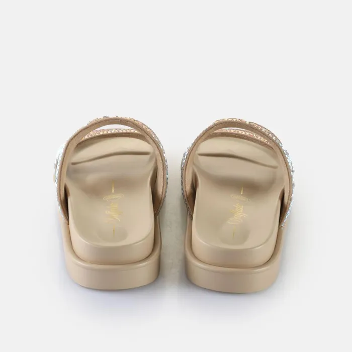 Sol Tss Glam Cream Buffalo Sandals and Slides Sol Tss Glam Cream Buffalo Sandals and Slides