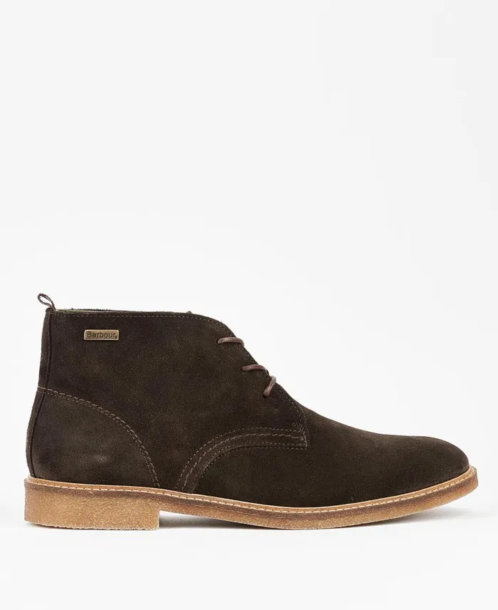 Sonoran Desert Boots Black Suede Men Barbour Boots