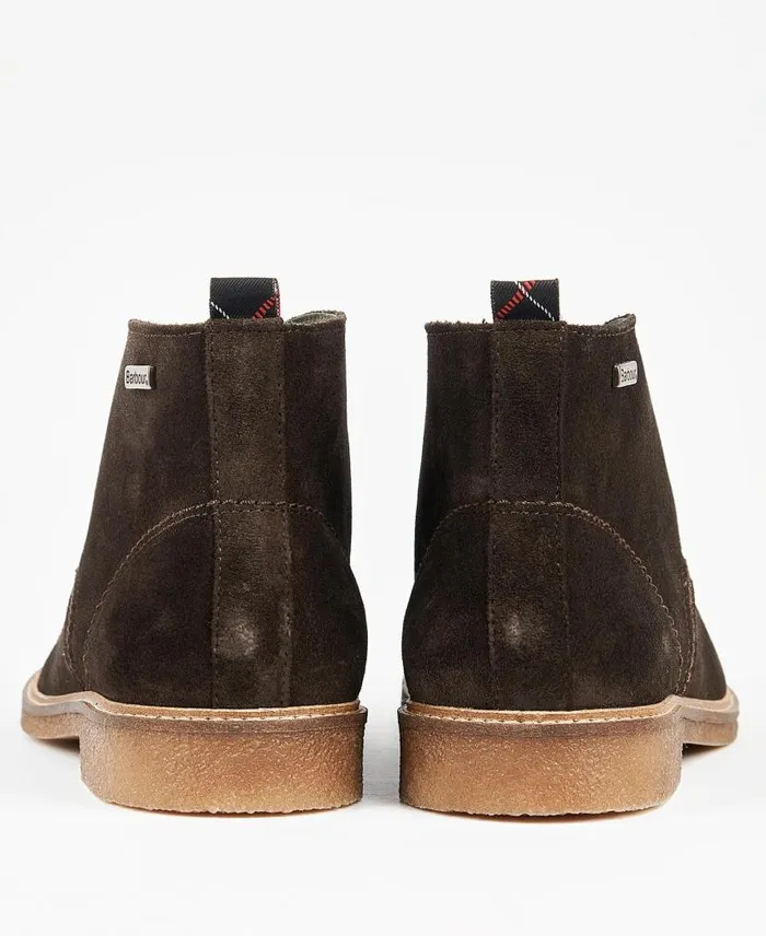 Sonoran Desert Boots Black Suede Men Barbour Boots