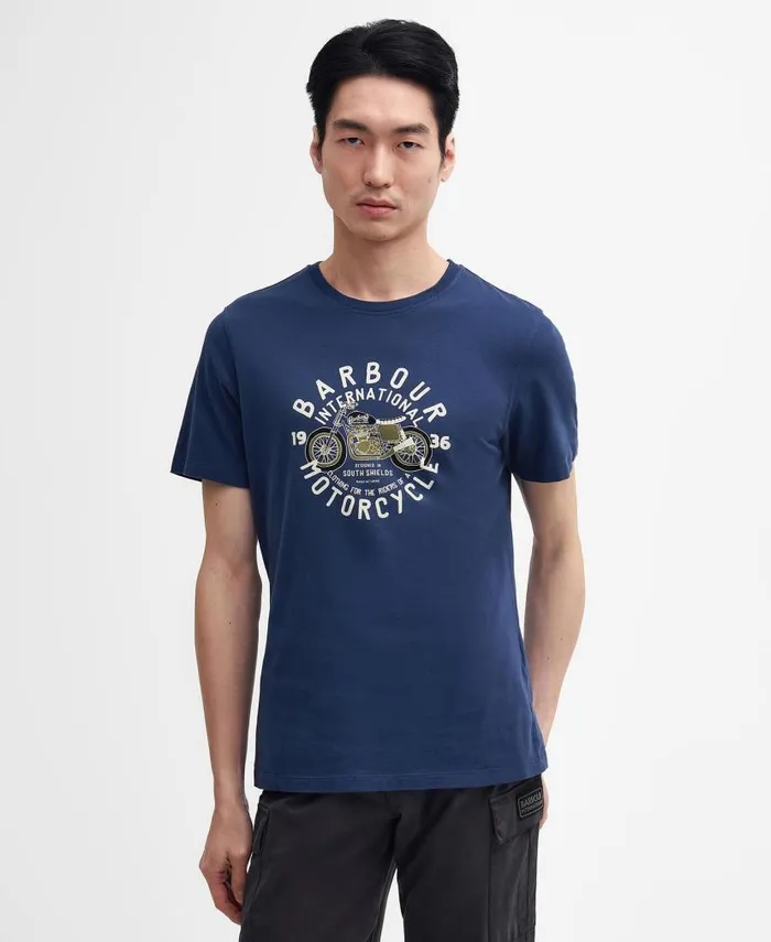 Spirit Graphic TShirt Whisper White Men Barbour TShirts