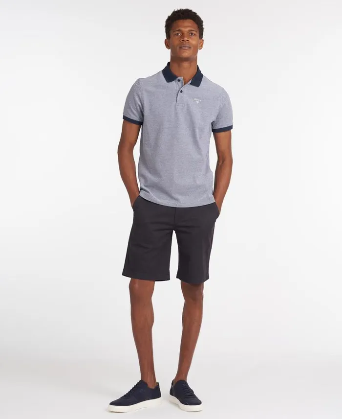 Sports Polo Mix Shirt Chambray Men Barbour Polo Shirts