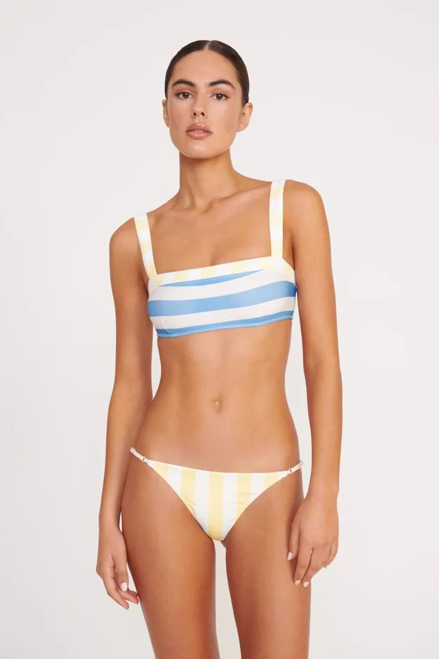 STAUD Bikinis Women STAUD LIV BIKINI TOP BUTTERCUP SEASHORE STRIPE