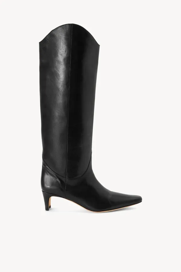 STAUD Boots Women STAUD WESTERN WALLY BOOT BLACK